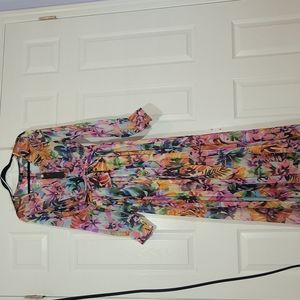 Spy zone exchange Diva Tropical Flower Maxi dress